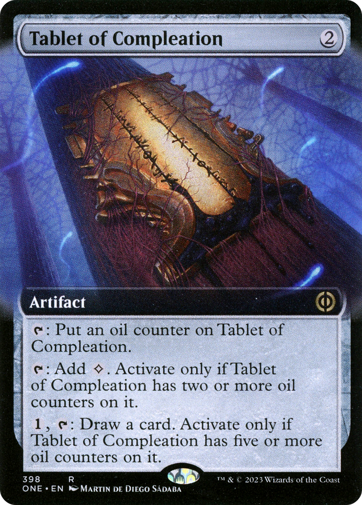 Tablet of Compleation (ONE-398) [Phyrexia: All Will Be One]: (Extended Art)