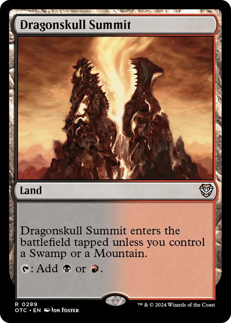 Dragonskull Summit (OTC-289) [Outlaws of Thunder Junction Commander]