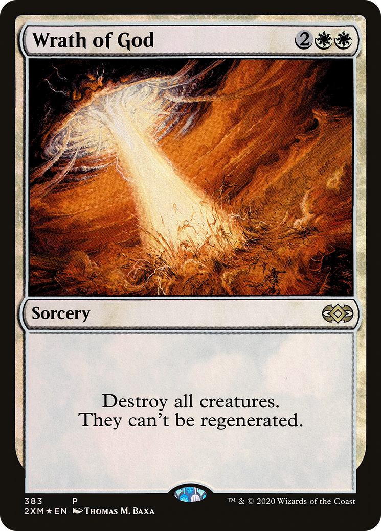 Wrath of God (LARP-383) [Double Masters] Foil