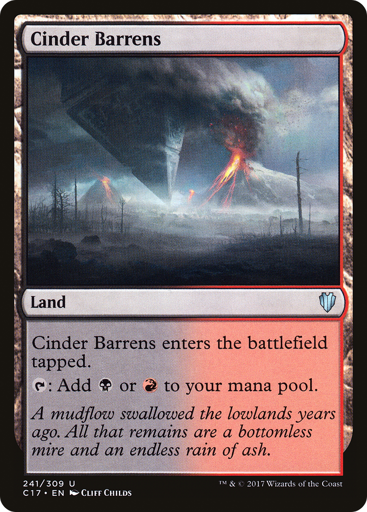 Cinder Barrens (C17-241) [Commander 2017]