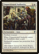 Unquestioned Authority (CNS-085) [Conspiracy] Foil