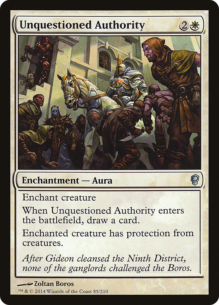 Unquestioned Authority (CNS-085) [Conspiracy] Foil