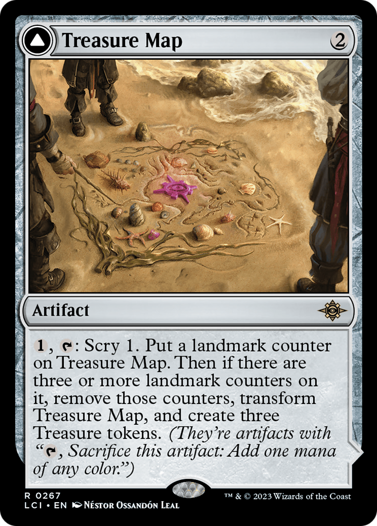 Treasure Map // Treasure Cove (LCI-267) [The Lost Caverns of Ixalan]