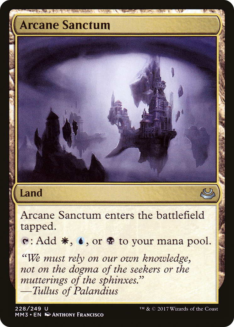 Arcane Sanctum (MM3-228) [Modern Masters 2017] Foil