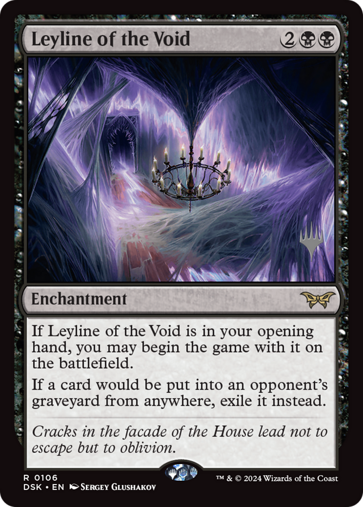 Leyline of the Void (PPDSK-106P) [Duskmourn: House of Horror Promos] Foil