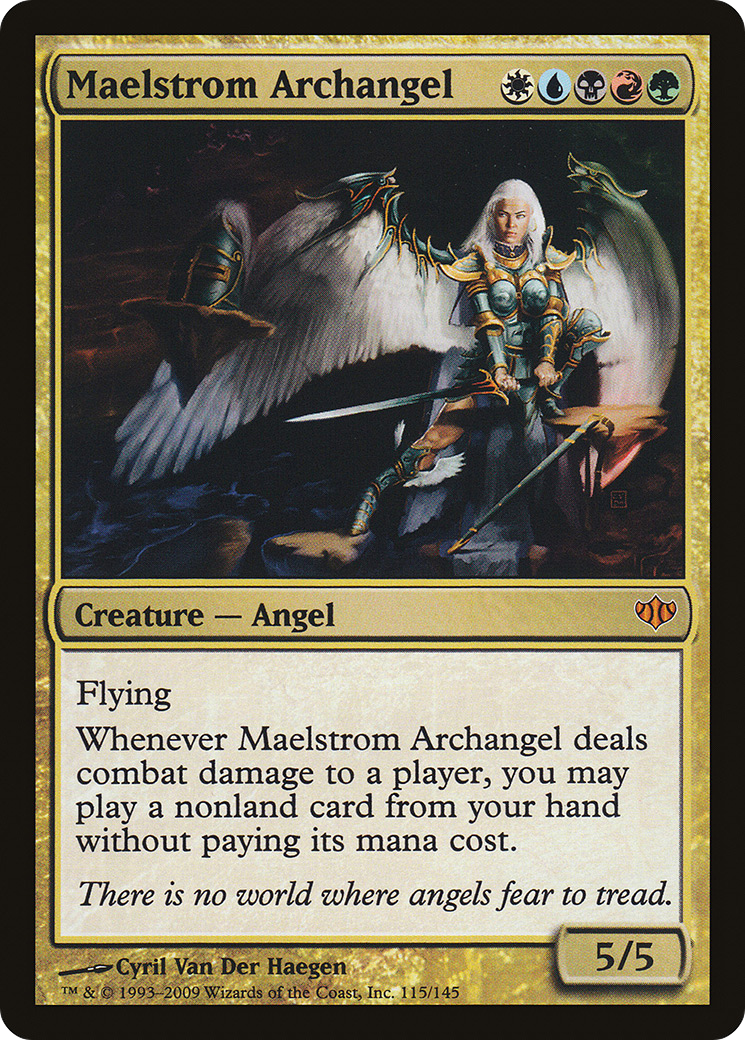 Maelstrom Archangel (CON-115) [Conflux] Foil