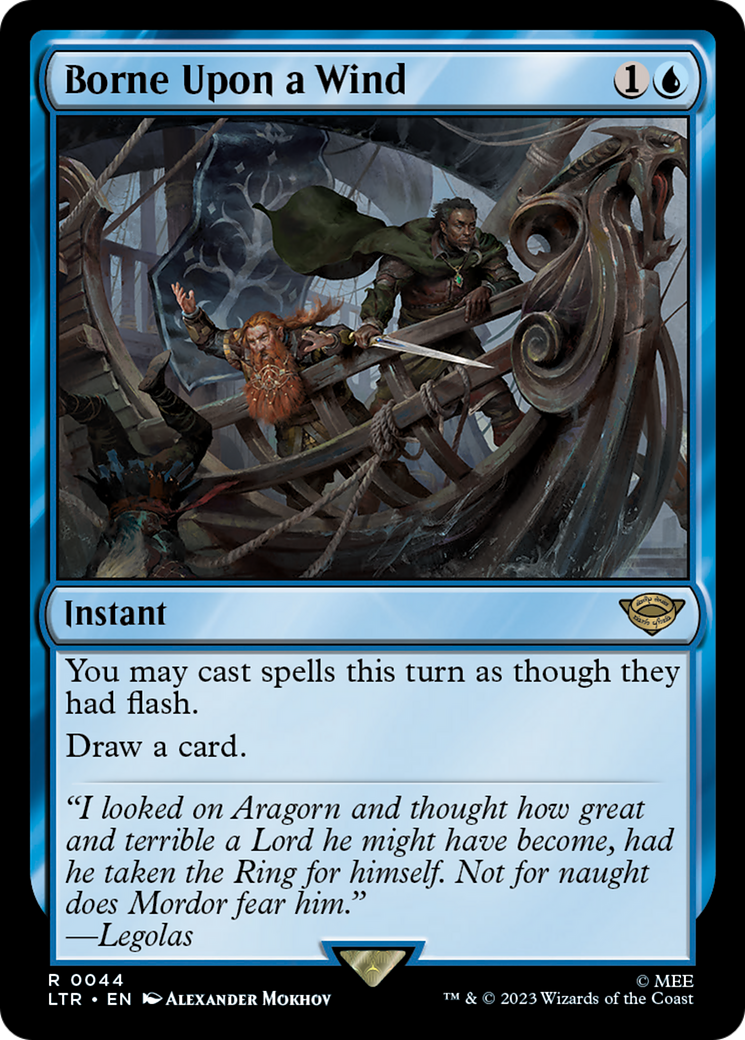 Borne Upon a Wind (LTR-044) [The Lord of the Rings: Tales of Middle-earth] Foil