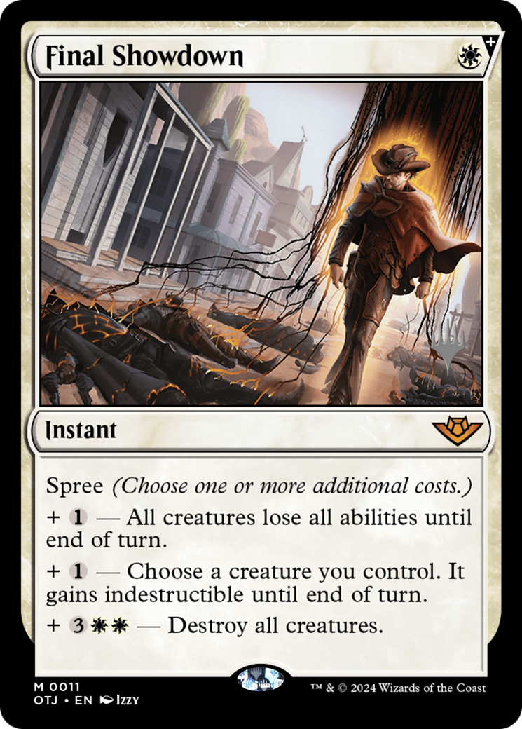 Final Showdown (PPOTJ-11P) [Outlaws of Thunder Junction Promos] Foil