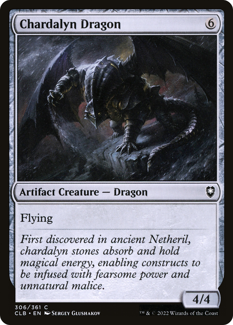Chardalyn Dragon (CLB-306) [Commander Legends: Battle for Baldur's Gate]