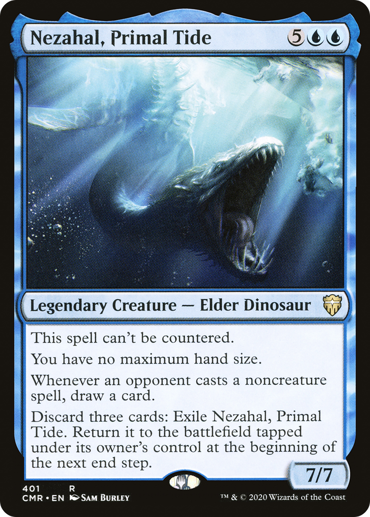Nezahal, Primal Tide (CMR-401) [Commander Legends]