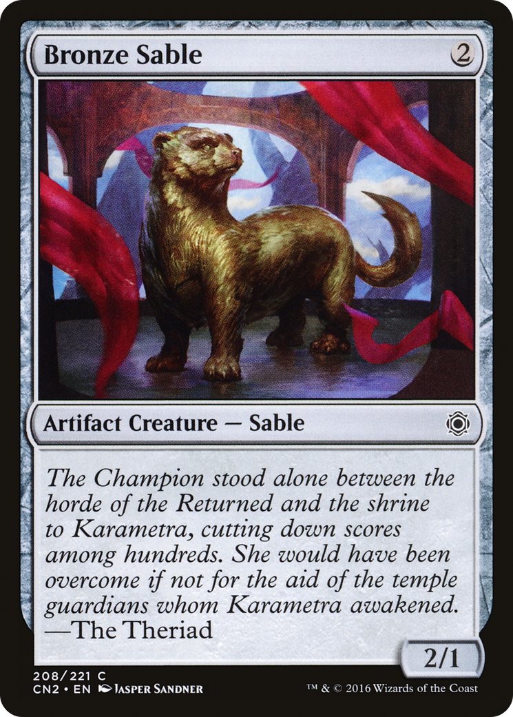 Bronze Sable (CN2-208) [Conspiracy: Take the Crown]