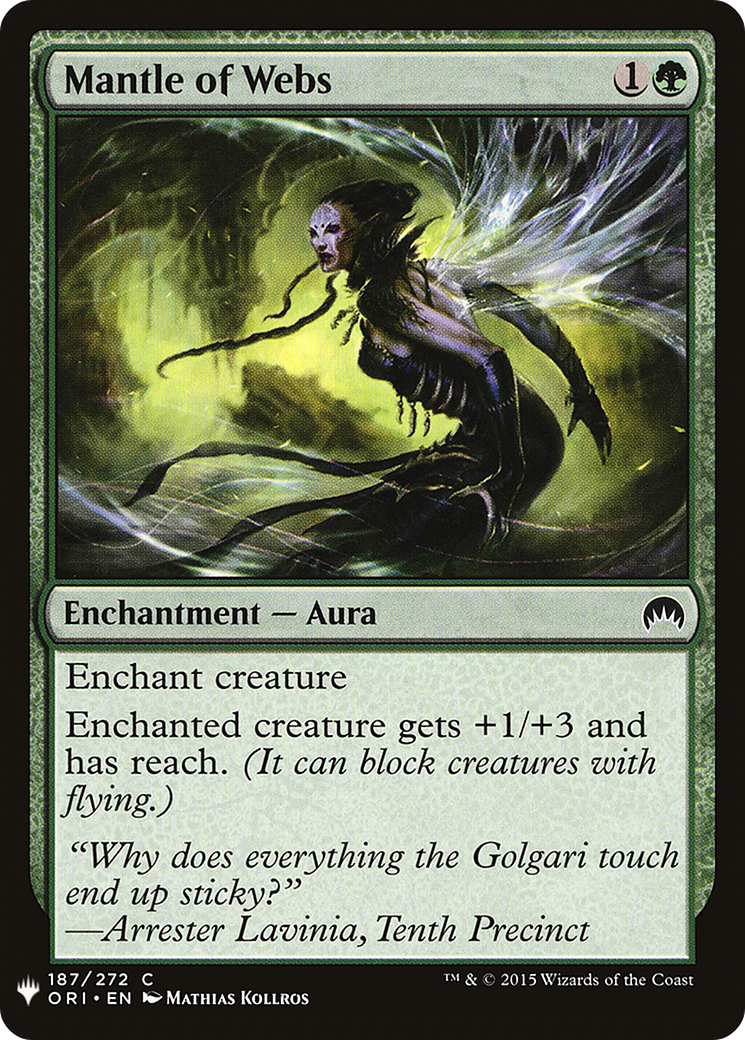 Mantle of Webs (LIST-ORI-187) [The List]