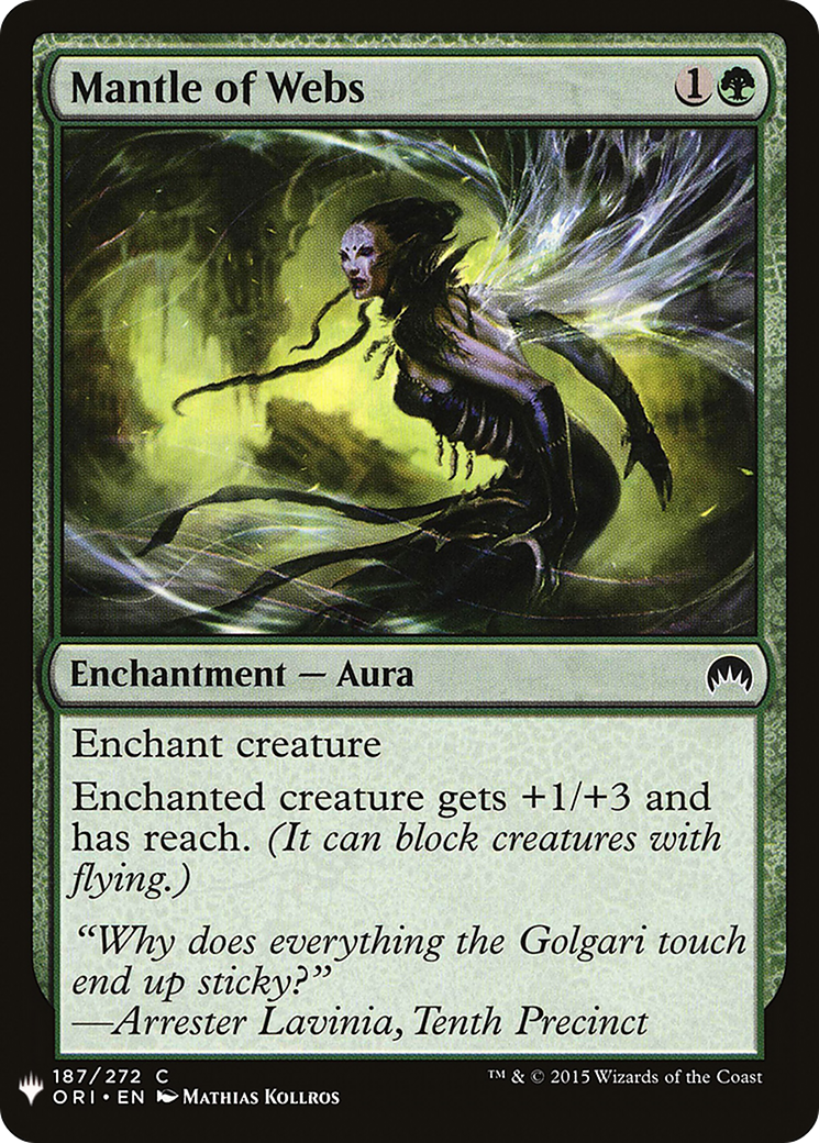 Mantle of Webs (LIST-ORI-187) [The List]