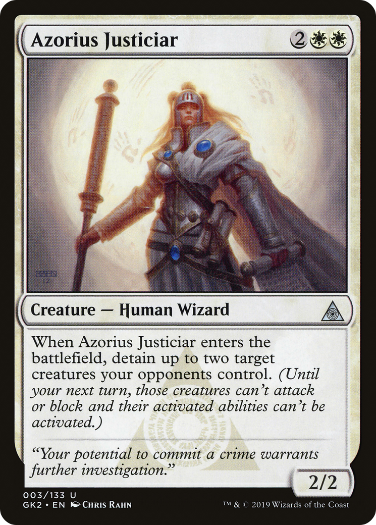 Azorius Justiciar (GK2-003) [RNA Guild Kit] Foil