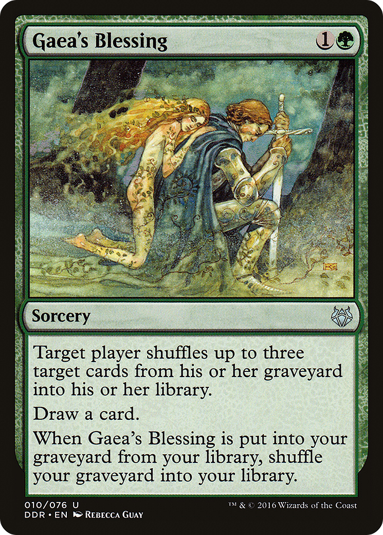 Gaea's Blessing (DDR-010) [Duel Decks: Nissa vs. Ob Nixilis]