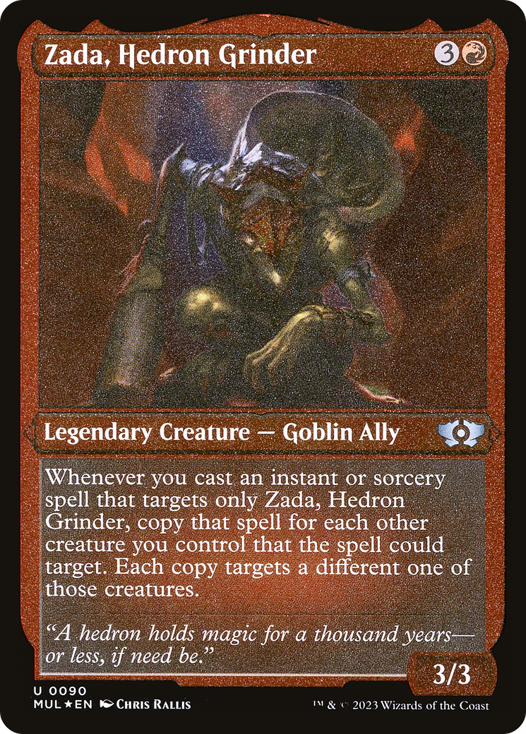 Zada, Hedron Grinder (MUL-090) [Multiverse Legends] Etched Foil