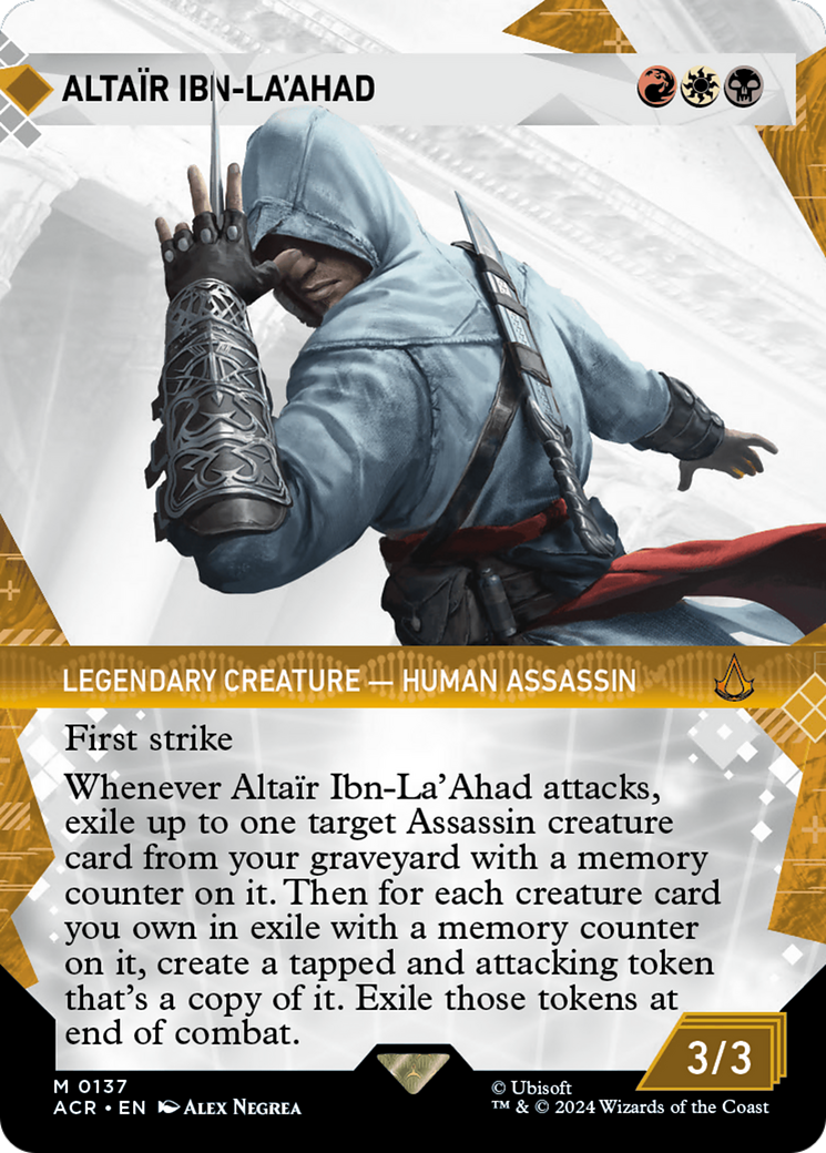 Altaïr Ibn-La'Ahad (ACR-137) [Assassin's Creed]: (Showcase) (Borderless)