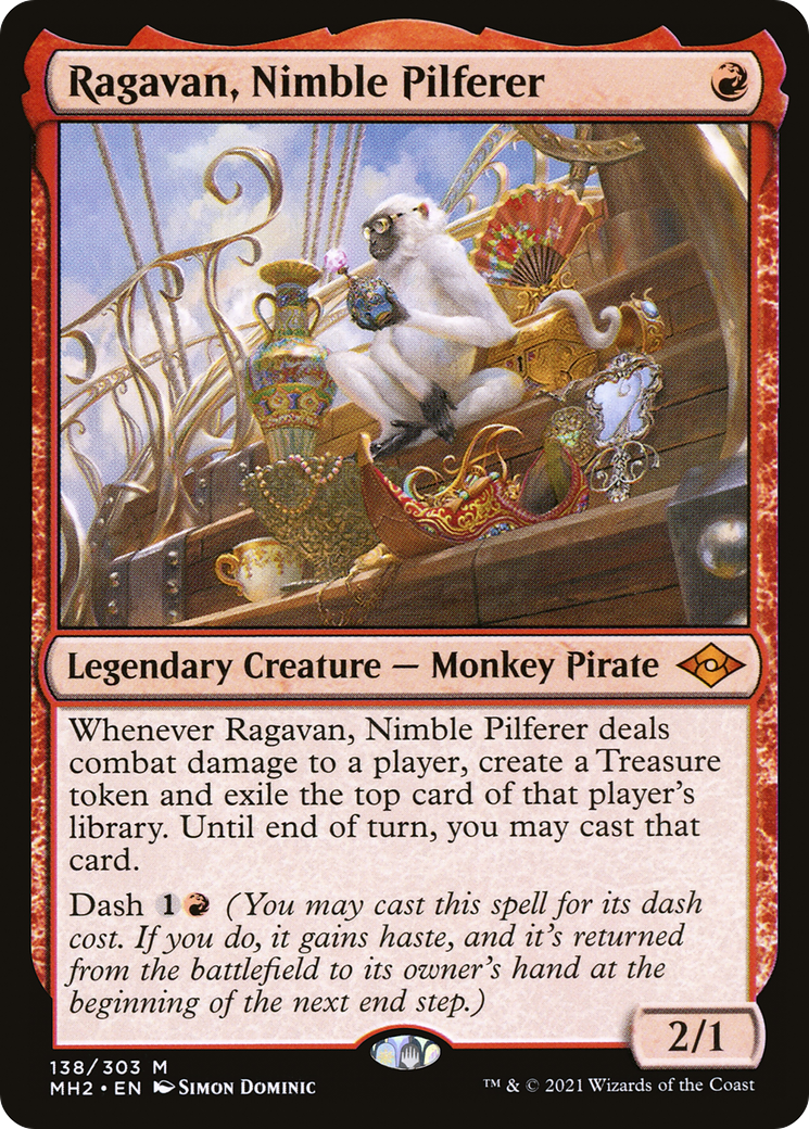 Ragavan, Nimble Pilferer (MH2-138) [Modern Horizons 2]