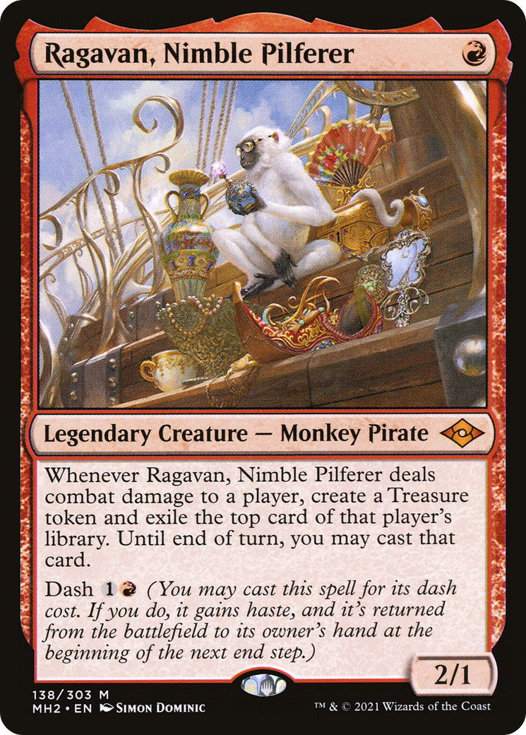 Ragavan, Nimble Pilferer (MH2-138) [Modern Horizons 2] Foil