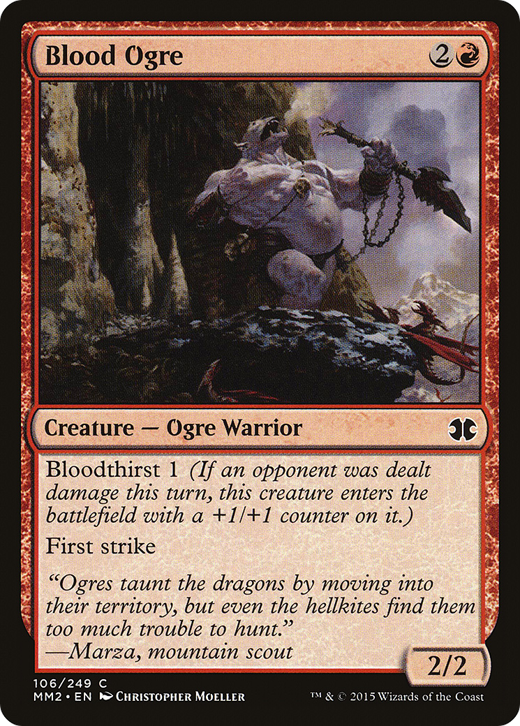 Blood Ogre (MM2-106) [Modern Masters 2015]