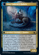 Ludevic, Necrogenius // Olag, Ludevic's Hubris (MID-233) [Innistrad: Midnight Hunt]: (Double Faced Transform) Foil