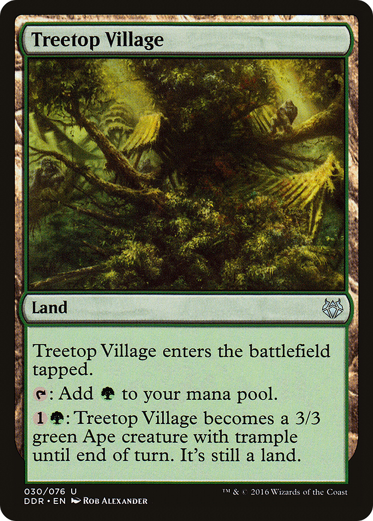 Treetop Village (DDR-030) [Duel Decks: Nissa vs. Ob Nixilis]
