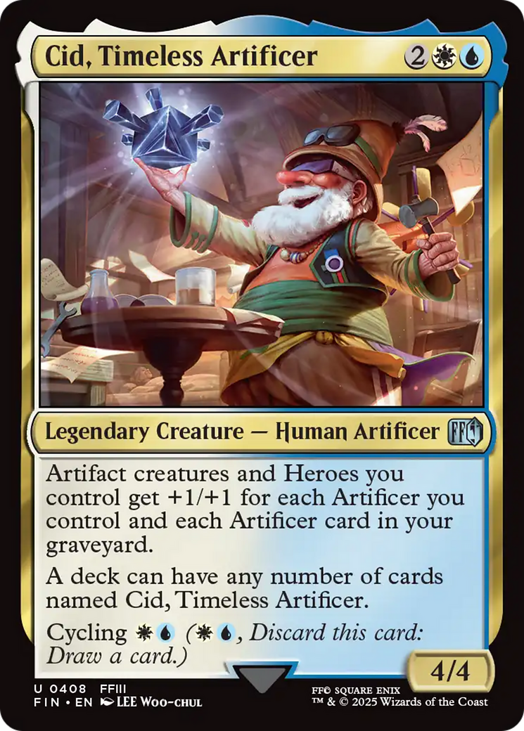 Cid, Timeless Artificer (0408) (FIN-408) [FINAL FANTASY]