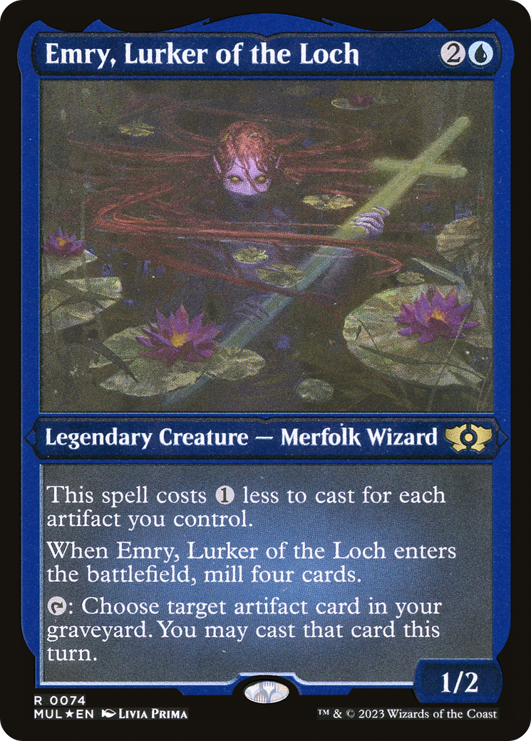 Emry, Lurker of the Loch (MUL-074) [Multiverse Legends] Etched Foil