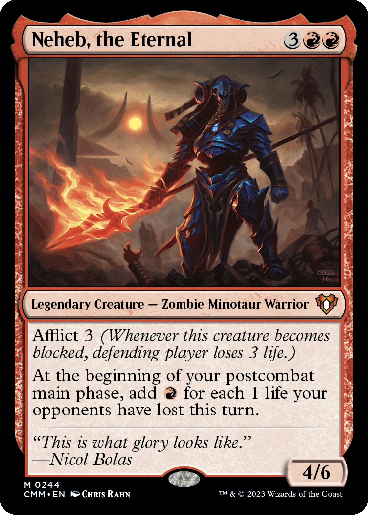 Neheb, the Eternal (CMM-244) [Commander Masters]