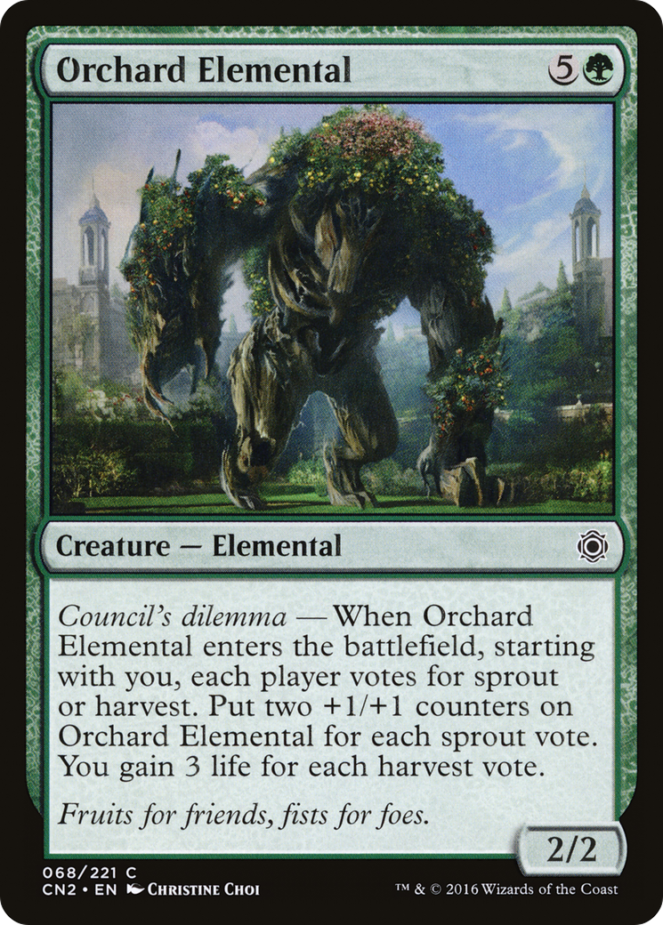 Orchard Elemental (CN2-068) [Conspiracy: Take the Crown]