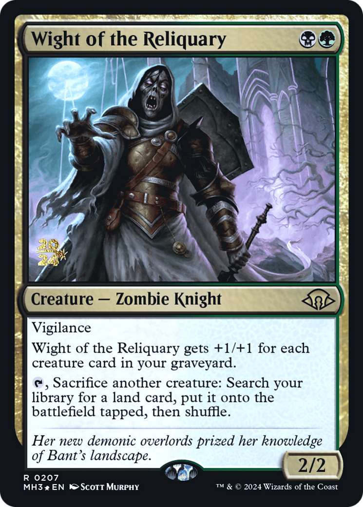 Wight of the Reliquary (PRE-207) [Modern Horizons 3 Promos] Foil