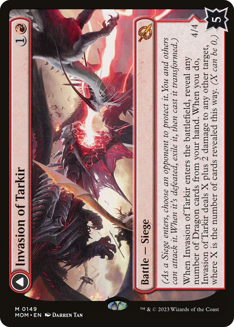 Invasion of Tarkir // Defiant Thundermaw (MOM-149) [March of the Machine]