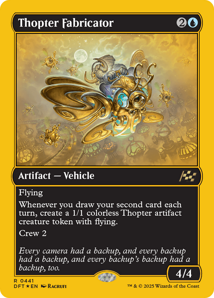 Thopter Fabricator (DFT-441) [Aetherdrift] Foil