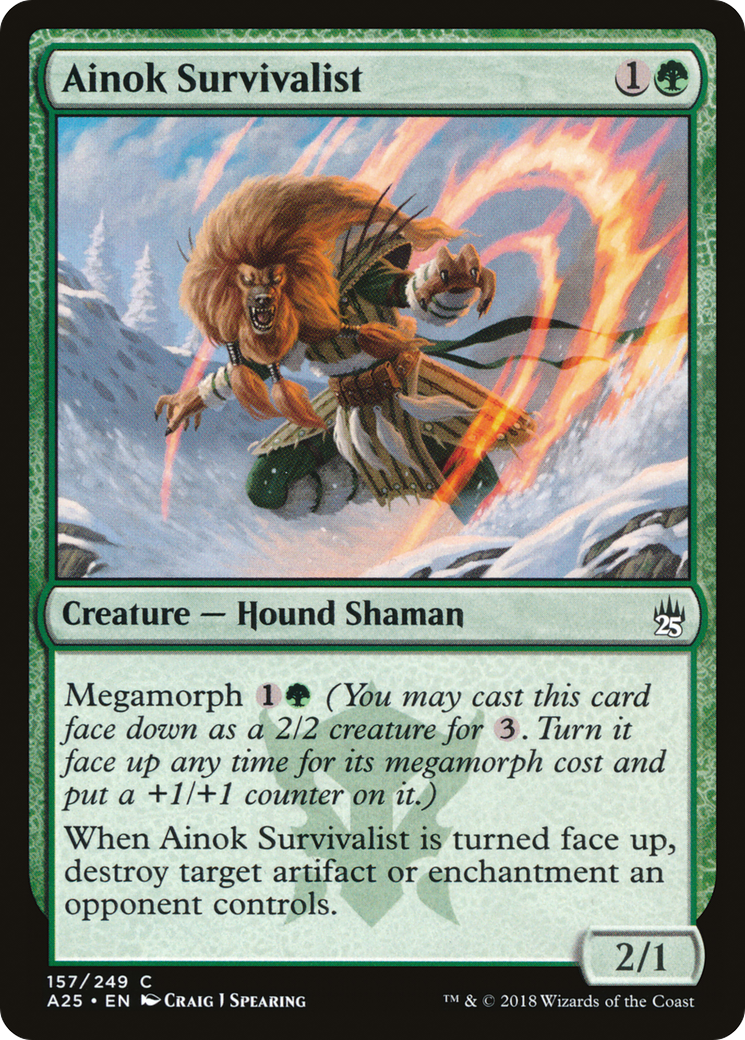 Ainok Survivalist (A25-157) [Masters 25] Foil