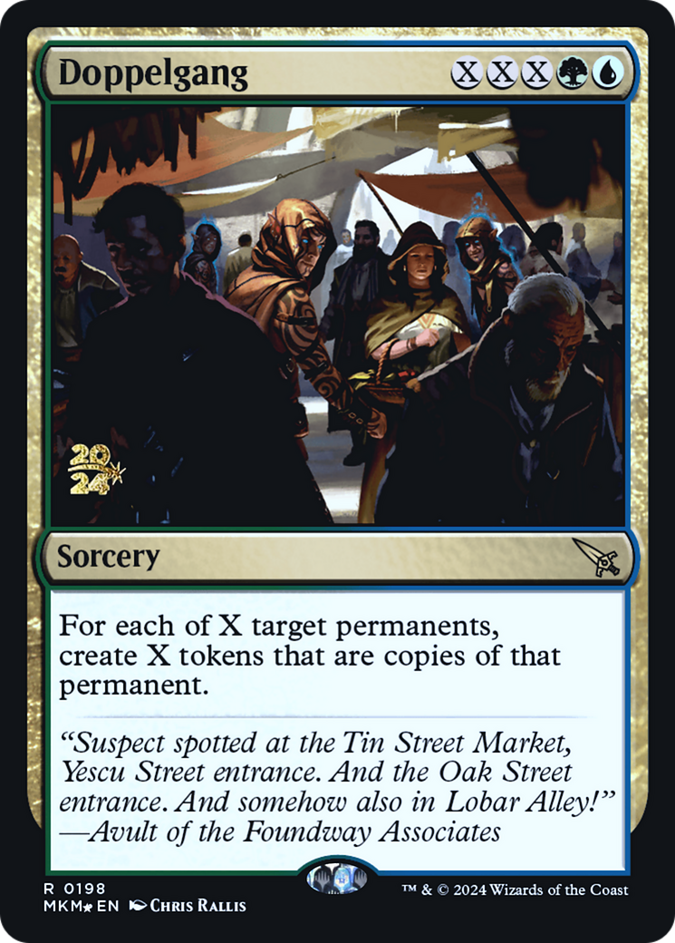 Doppelgang (PRE-198S) [Murders at Karlov Manor Promos] Foil