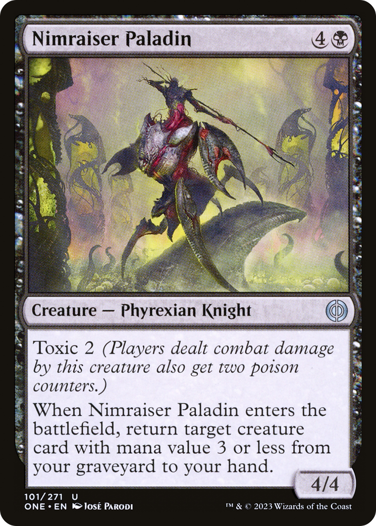 Nimraiser Paladin (ONE-101) [Phyrexia: All Will Be One] Foil