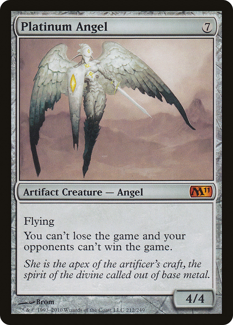 Platinum Angel (M11-212) [Magic 2011] Foil