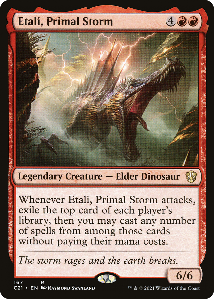 Etali, Primal Storm (C21-167) [Commander 2021]