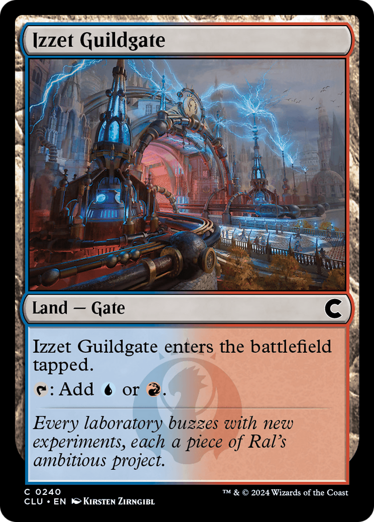 Izzet Guildgate (CLU-240) [Ravnica: Clue Edition]