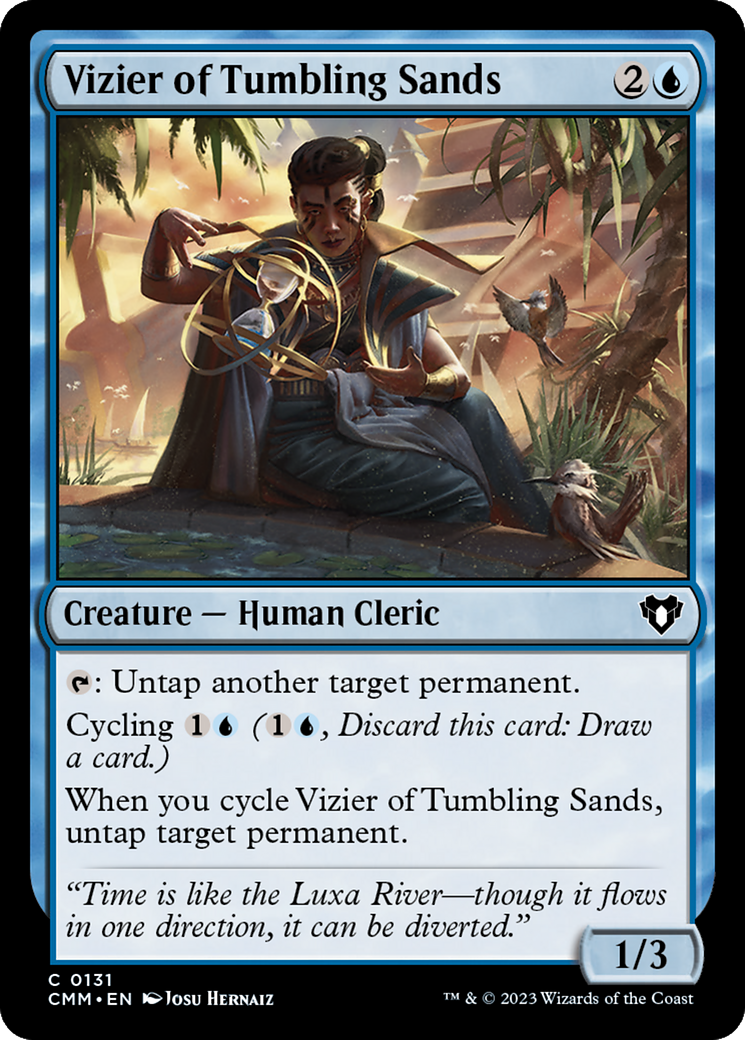 Vizier of Tumbling Sands (CMM-131) [Commander Masters]