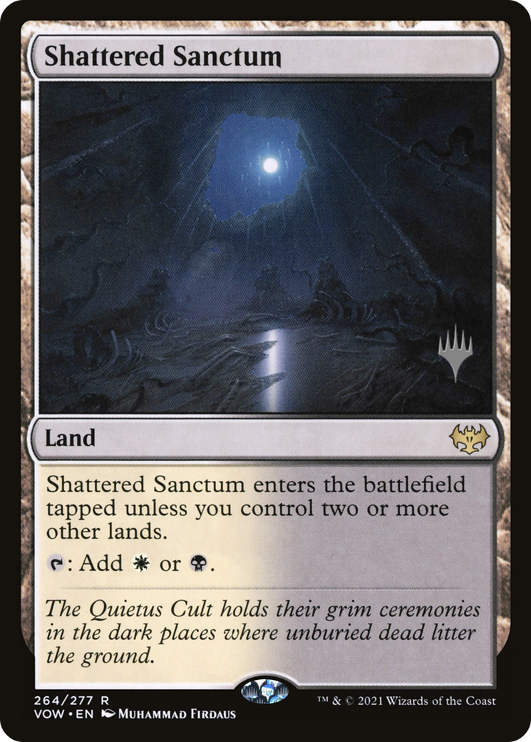 Shattered Sanctum (PPDMU-264P) [Innistrad: Crimson Vow Promos] Foil