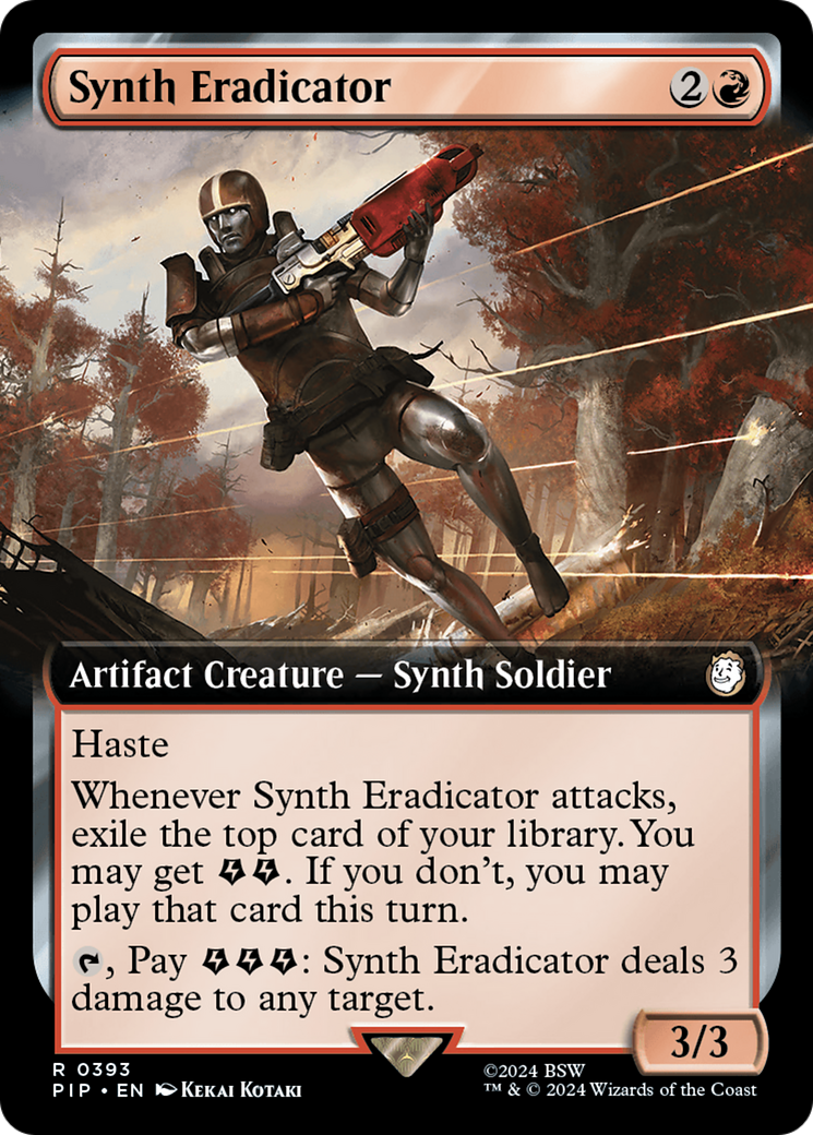 Synth Eradicator (PIP-393) [Fallout]: (Extended Art) Foil