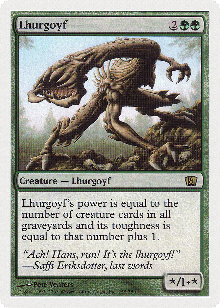 Lhurgoyf (8ED-259) [8th Edition] Foil
