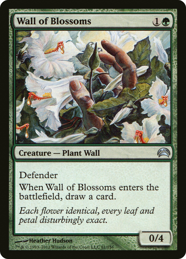 Wall of Blossoms (PC2-081) [Planechase 2012]
