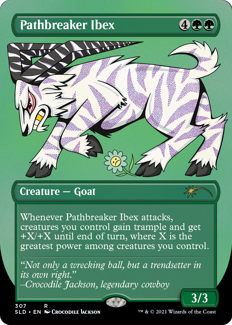 Pathbreaker Ibex (SLD-307) (Borderless) [Secret Lair Drop]