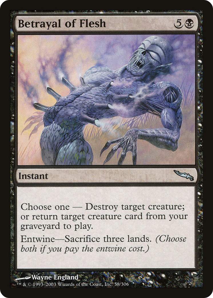 Betrayal of Flesh (MRD-058) [Mirrodin]