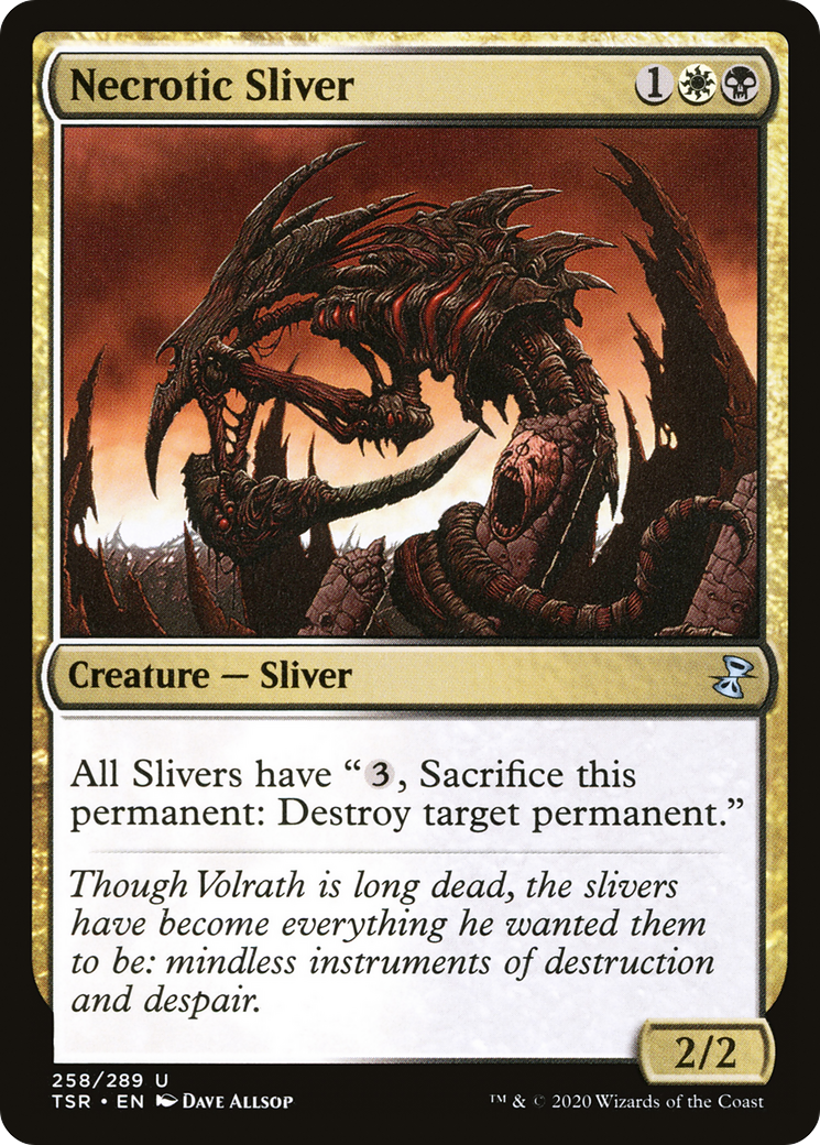 Necrotic Sliver (TSR-258) [Time Spiral Remastered]