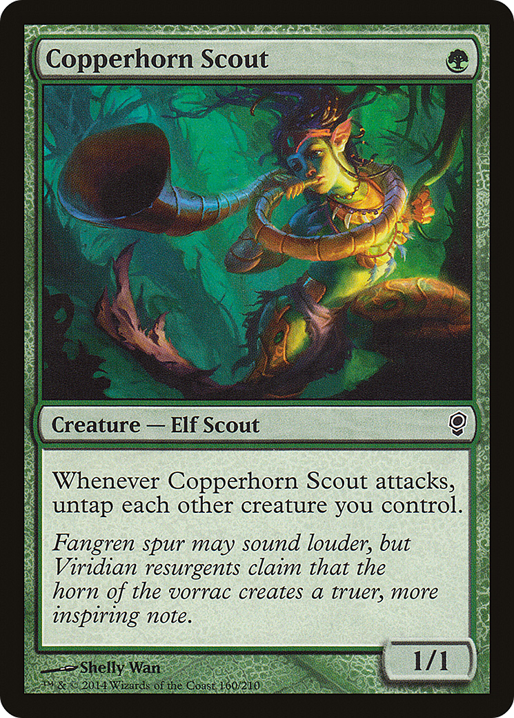 Copperhorn Scout (CNS-160) [Conspiracy] Foil