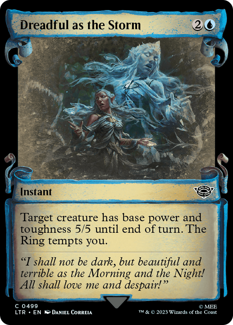 Dreadful as the Storm (Showcase Scrolls) (LTR-499) [The Lord of the Rings: Tales of Middle-earth]