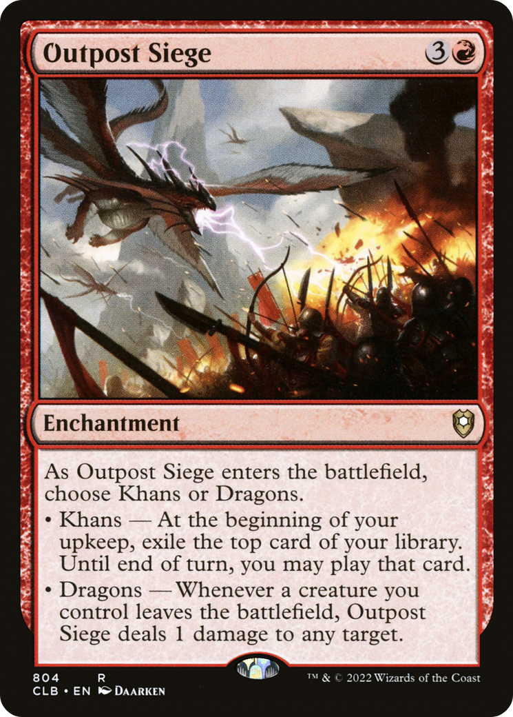 Outpost Siege (CLB-804) [Commander Legends: Battle for Baldur's Gate]